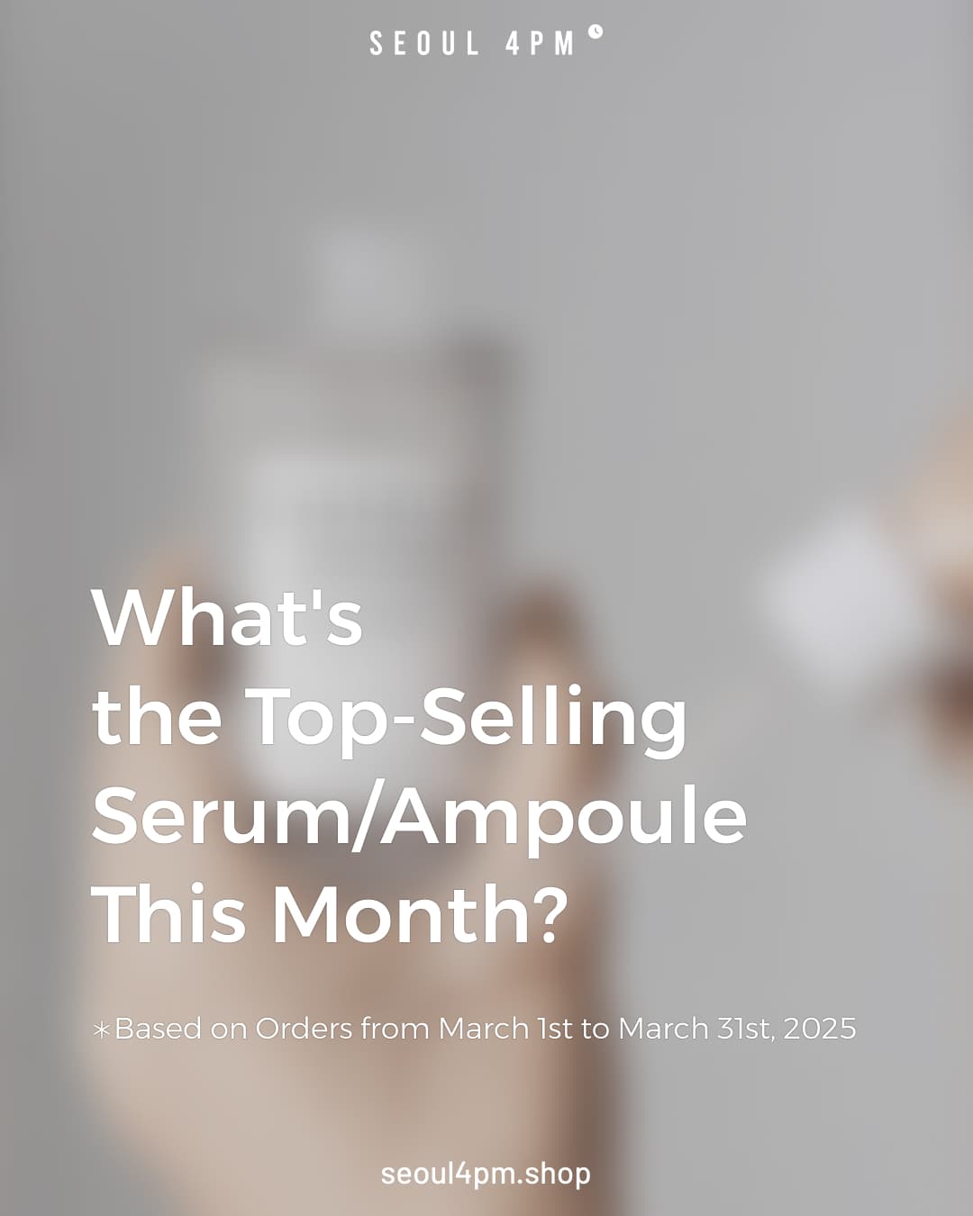 What's the Top-Selling Serum/Ampoule This Month?