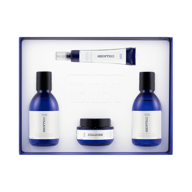 Deep Aqua Collagen Skin Care 4 Set (-)