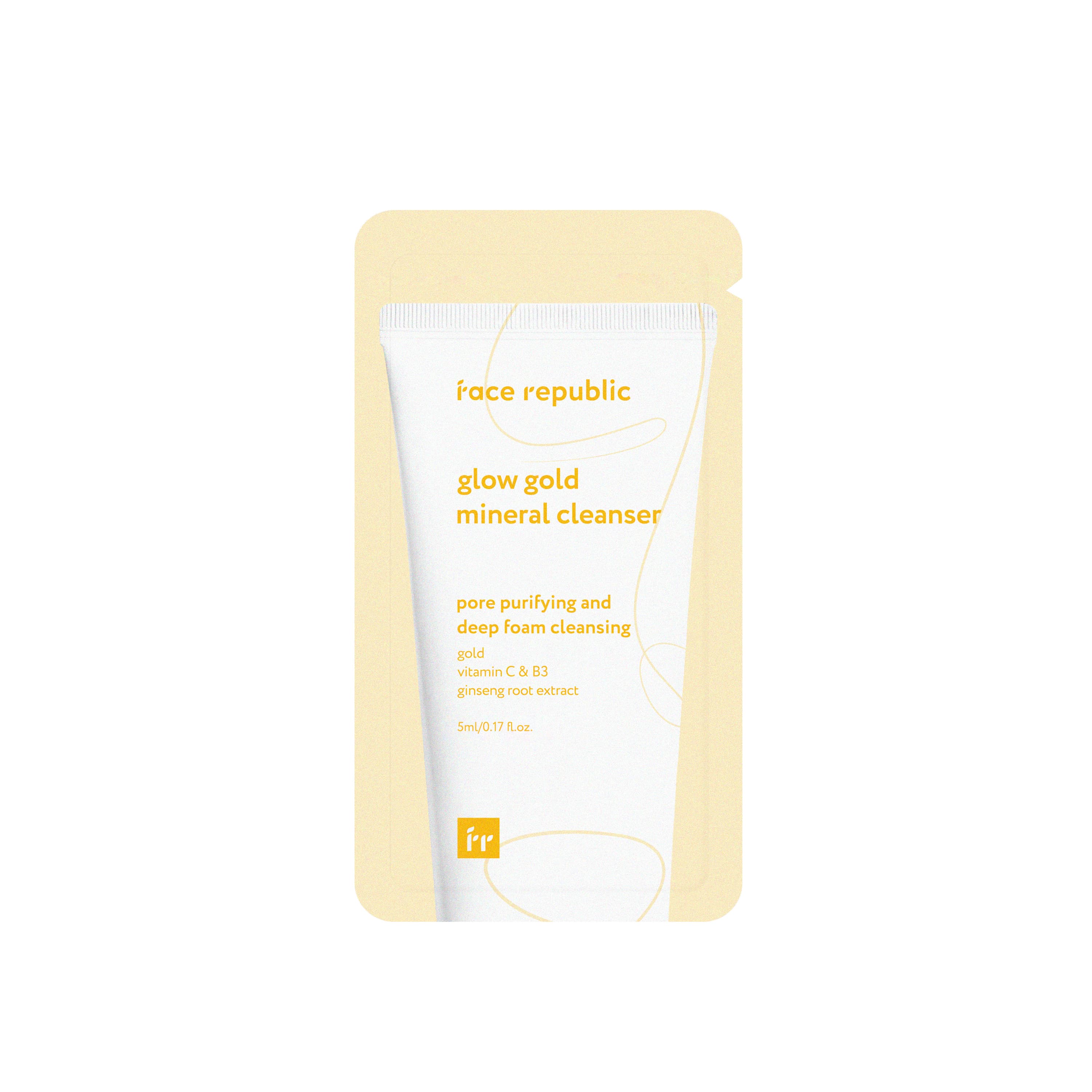 Glow Gold Mineral Cleanser (5ml)