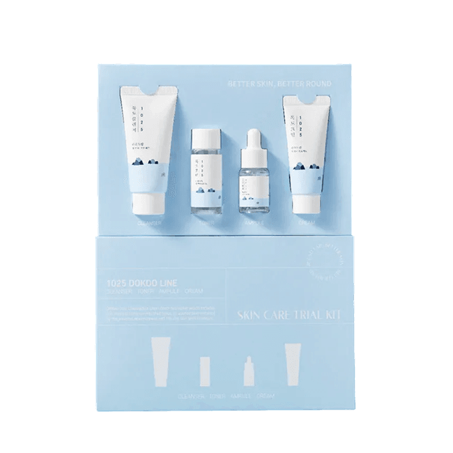 1025 Dokdo Trial Kit (Cleanser 30ml + Toner 20ml + Ampule 10ml + Cream 20ml) (-)