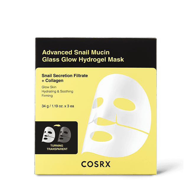 Advanced Snail Mucin Glass Glow Hydrogel Mask (3ea) (34 g x 3 ea)