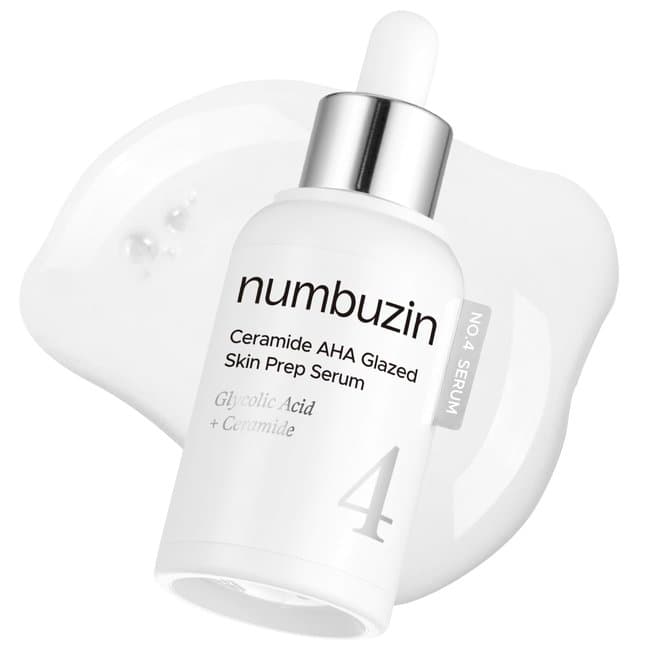No.4 Ceramide AHA Glazed Skin Prep Serum (30ml)
