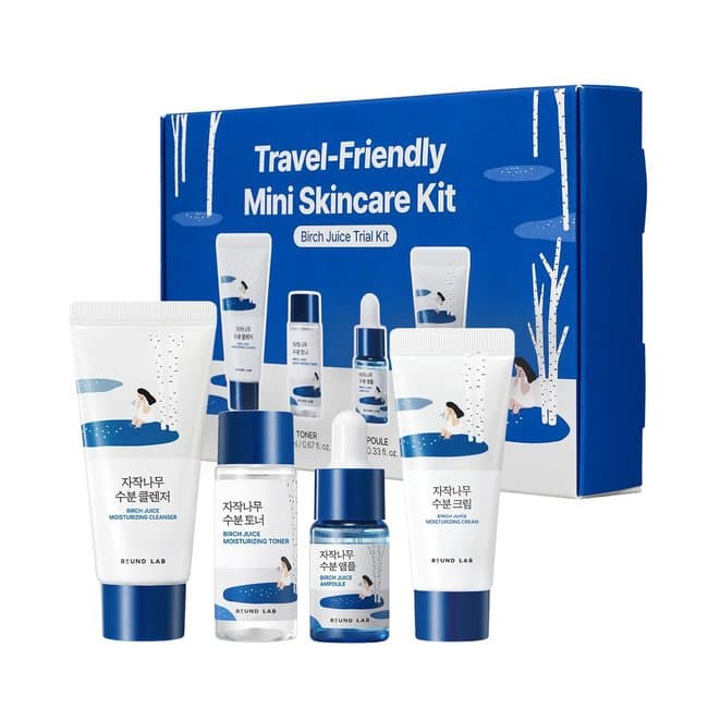 Birch Juice Trial Kit (Cleanser 30ml + Toner 20ml + Ampoule 10ml + Cream 20ml) (-)