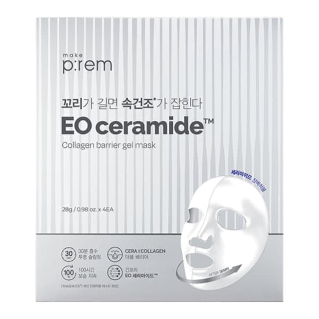 EO ceramide Collagen barrier gel mask 4sheets (28g*4)